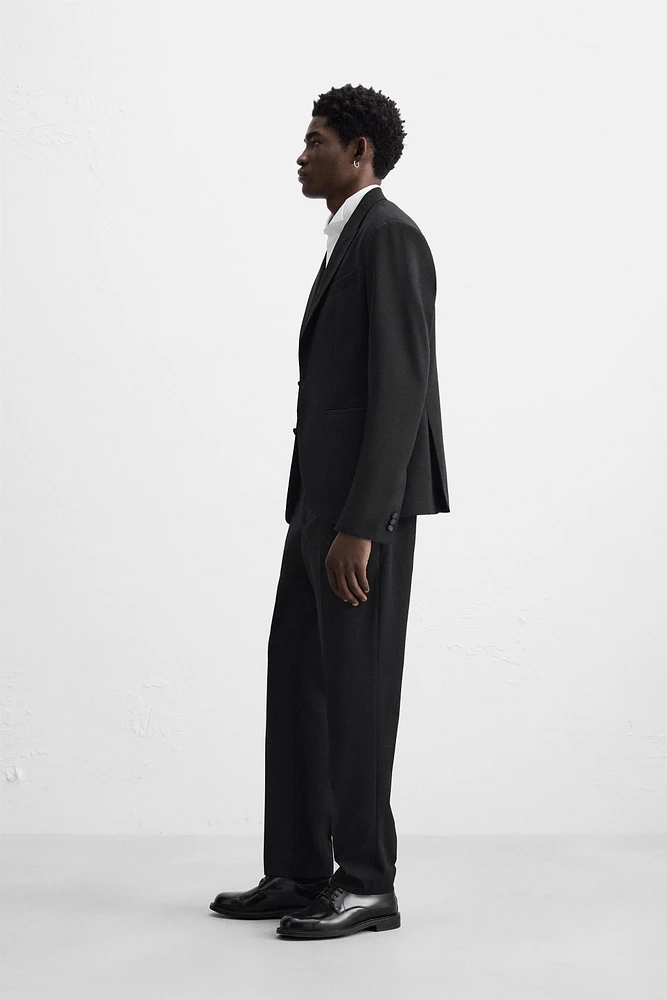 PANTALON DE COSTUME SMOKING AVEC LAINE