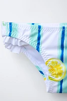 2-6 ANS/ CULOTTE DE BAIN CITRONS