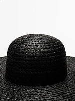 Raffia floppy hat