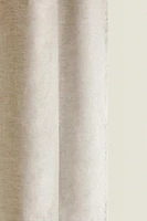 TRANSLUCENT LINEN SHOWER CURTAIN