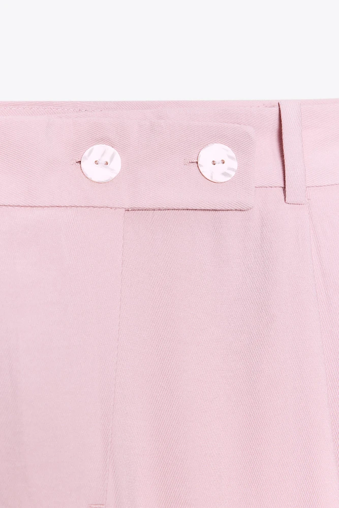 PANTALON LARGE À PINCES