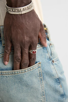 CONTRAST SIGNET RING