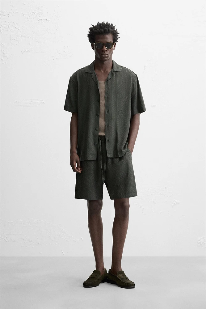 BERMUDA JACQUARD GÉOMÉTRIQUE