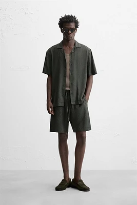 BERMUDA JACQUARD GÉOMÉTRIQUE