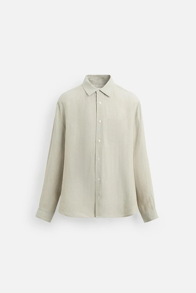 100% HEMP CONTRAST SHIRT