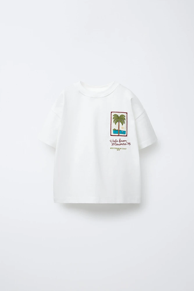 PALM TREE PATCH T-SHIRT