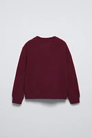 100% CASHMERE KNIT SWEATER