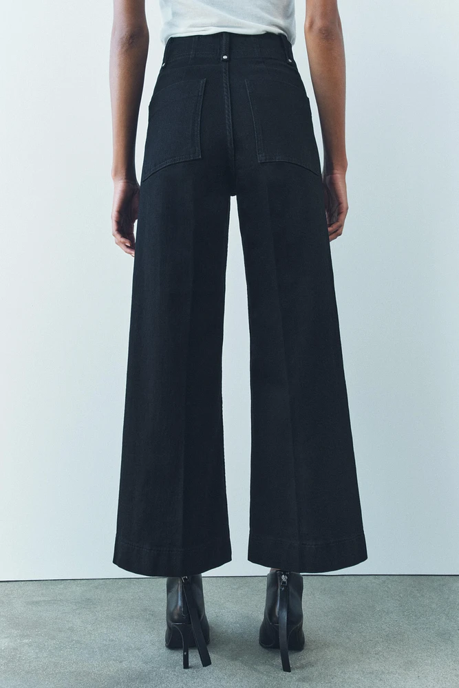 ZW COLLECTION HIGH WAIST WIDE LEG JEANS