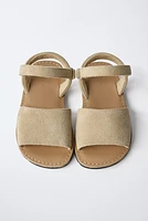 SANDALES EN CUIR