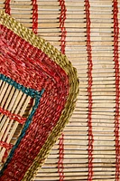 WOVEN STRAW RUNNER RUG