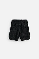 GEOMETRIC JACQUARD SHORTS