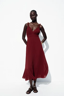 ROBE MIDI PLISSÉE