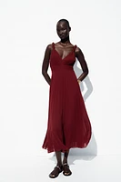 ROBE MIDI PLISSÉE