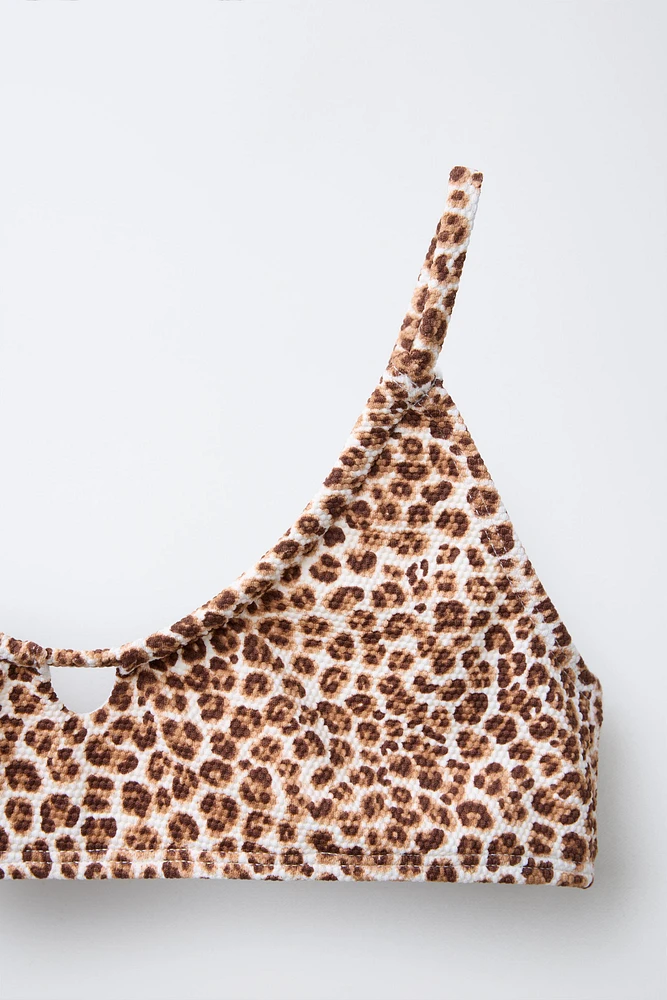 6-14 ANS/ BIKINI ANIMAL PRINT CUT OUT