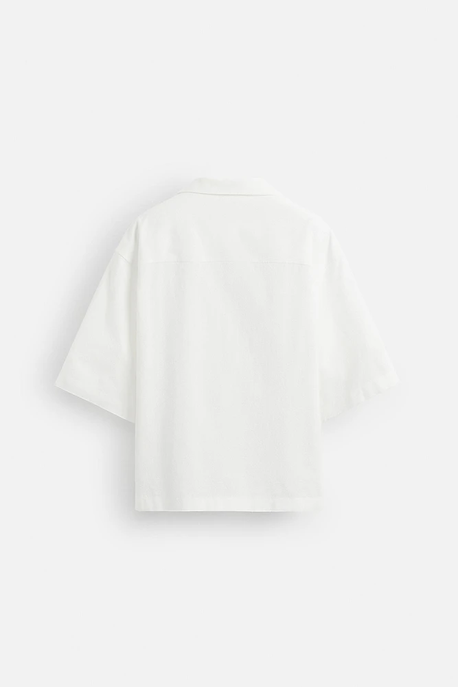 CHEMISE TEXTURÉE BOUCLÉ