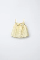 BLOUSE TEXTURÉE BRODÉE