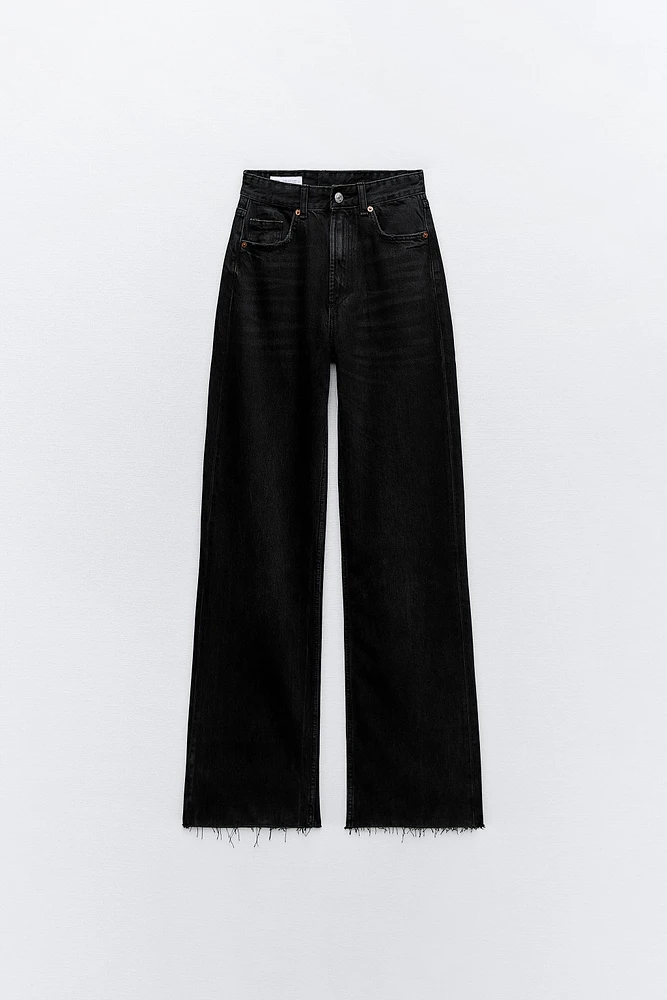 TRF HIGH RISE WIDE LEG JEANS