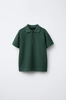BASIC KNIT POLO SHIRT