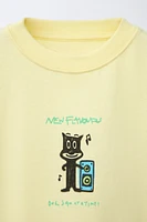 CAT PRINT T-SHIRT