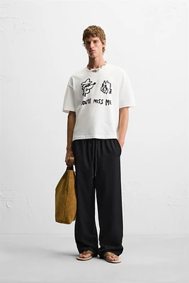 T-SHIRT IMPRIMÉ COMBIN