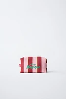 HÔTEL MAGIQUE © X ZARA STRIPED TOILETRY BAG