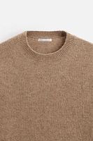 BRUSHED WOOL SWEATER