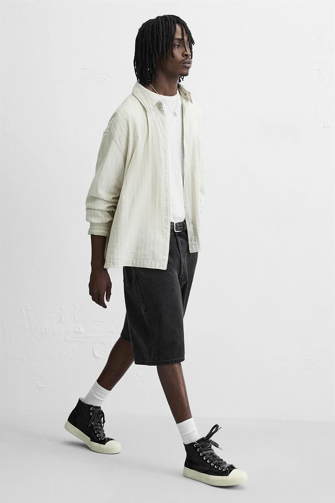 BAGGY FIT DENIM SHORTS