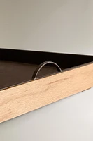 METAL ENTRANCE TRAY WITH HANDLES