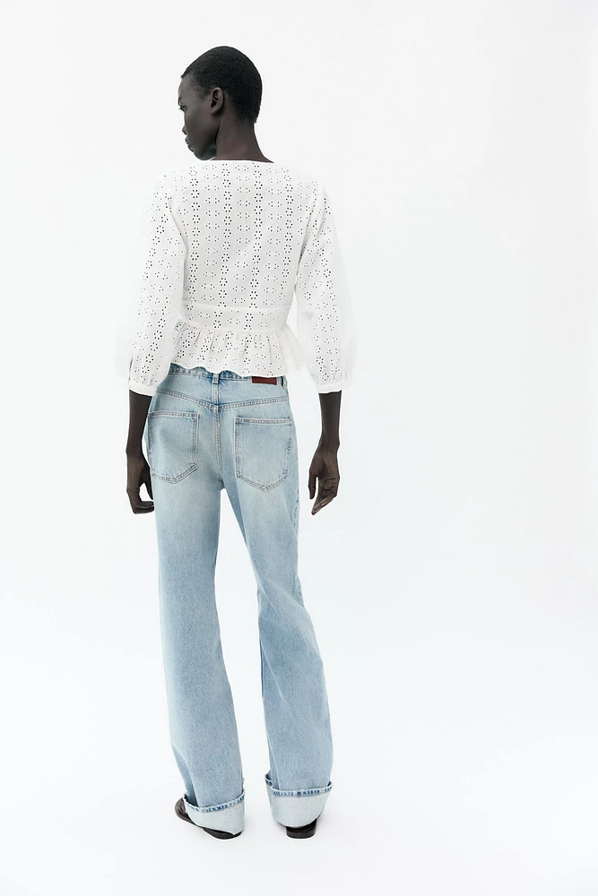 CHEMISE BRODERIES PERFORÉES