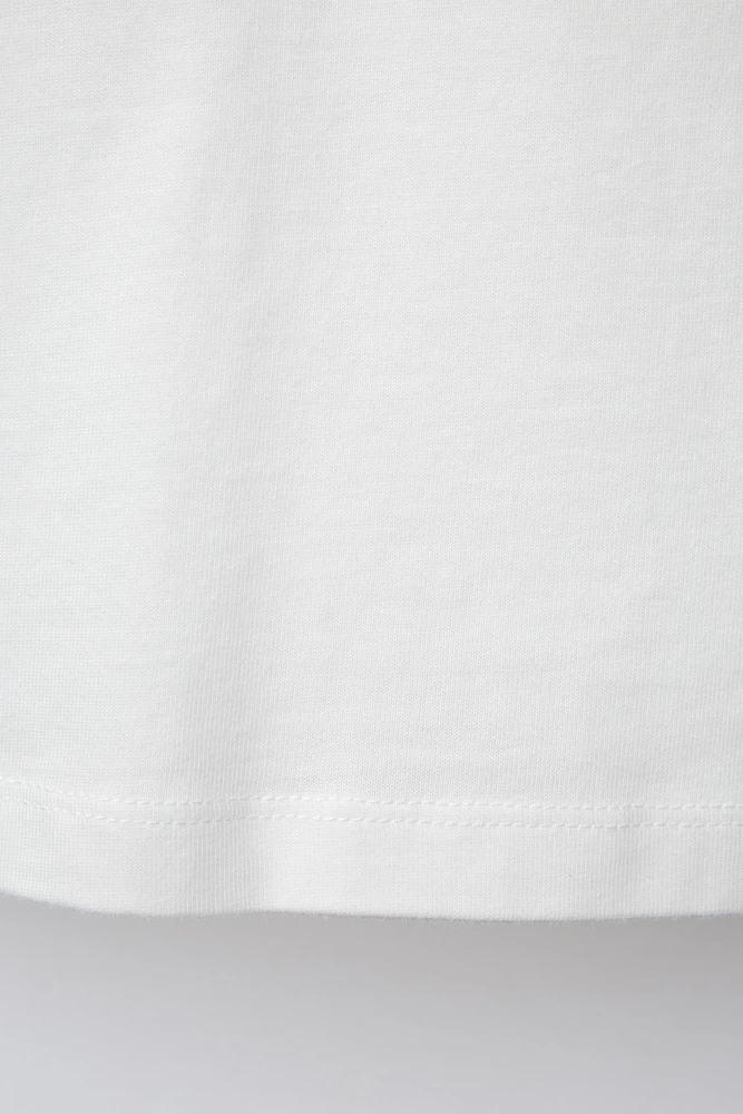 CROCHET SLEEVE T-SHIRT