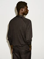 Mulberry silk blend knit cardigan - Limited Edition