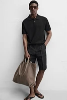 WASHED CANVAS TOTE BAG