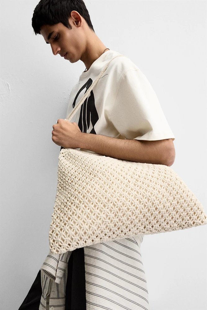 SAC CABAS EN MACRAMÉ