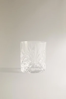 ENGRAVED CRYSTALLINE SHOT GLASS