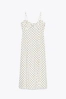 POLKA DOT MIDI DRESS