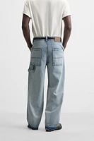 LOOSE STRAIGHT FIT CARPENTER JEANS