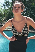 ROBE À BRETELLES FANTAISIE