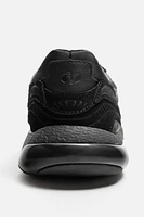 MONOCHROME LEATHER SNEAKERS