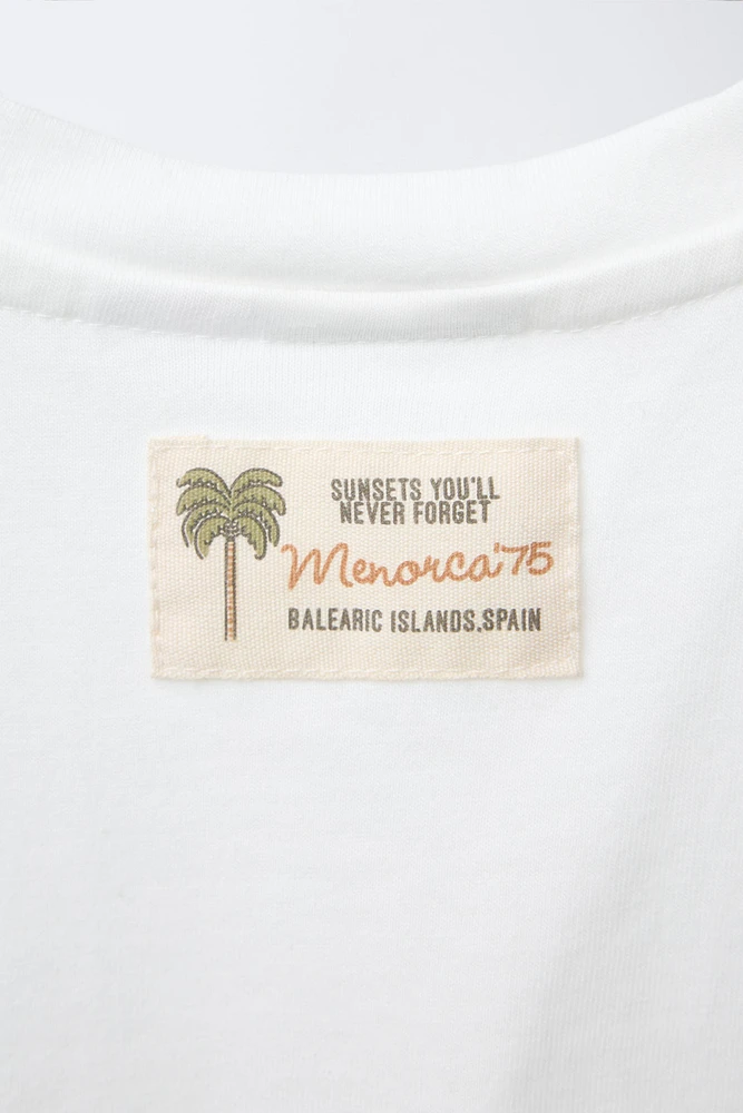 PALM TREE PATCH T-SHIRT