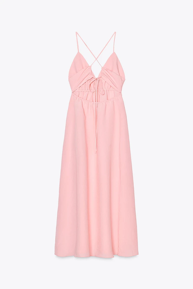 FLOWY MIDI DRESS