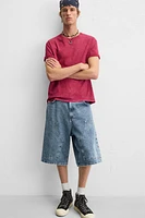 BERMUDA DENIM COUPE OVERSIZE