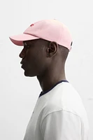 EMBROIDERED TEXT CAP