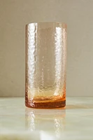 HAMMERED GLASS SOFT DRINK TUMBLER