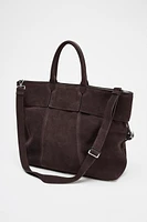 MAXI SUEDE SHOPPER