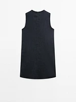 Mini-robe denim 100 coton