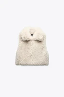 FAUX FUR VEST