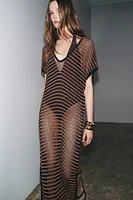 OPEN KNIT DRESS