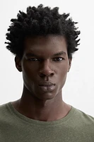 LINEN - COTTON T-SHIRT