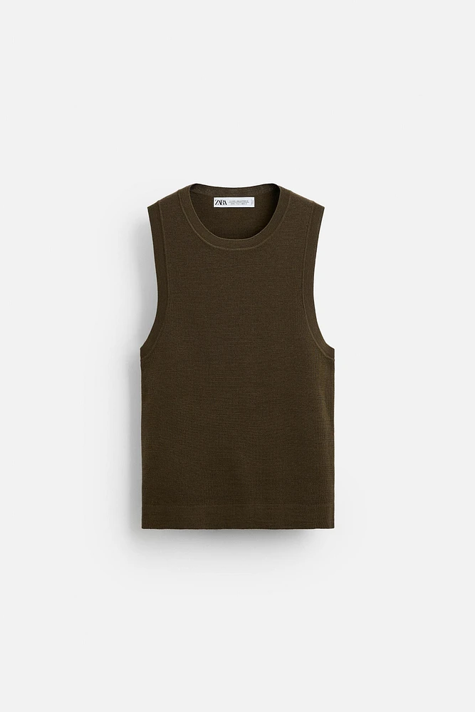 KNIT TANK TOP LIMITED EDITION