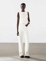Top sans manches 100 % coton